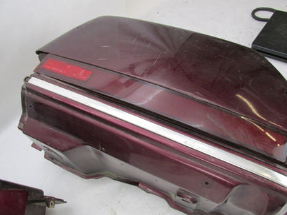 Set Honda Goldwing GL1500 Maroon Hard Saddlebags 81212-MNS-3000 81412-MNS-3000