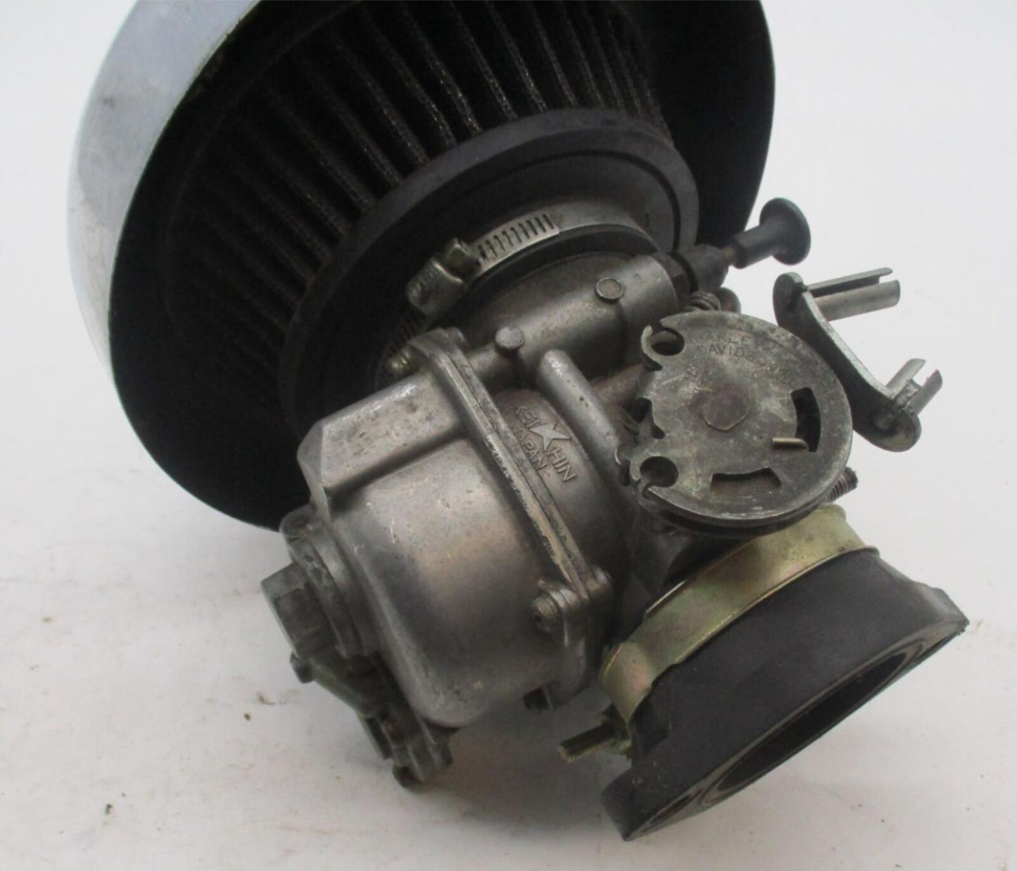 Harley Davidson Keihin Carburetor Carb Assembly with Air Cleaner Cover