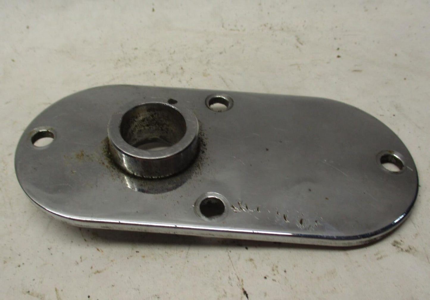 Harley-Davidson Chrome Inspection Cover with Foot Pag Mount Hole 60529-90a