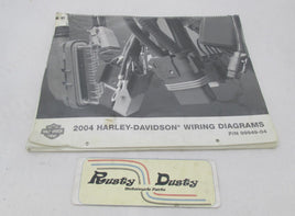 Harley Davidson Official Factory 2004 All Models Wiring Diagrams 99949-04