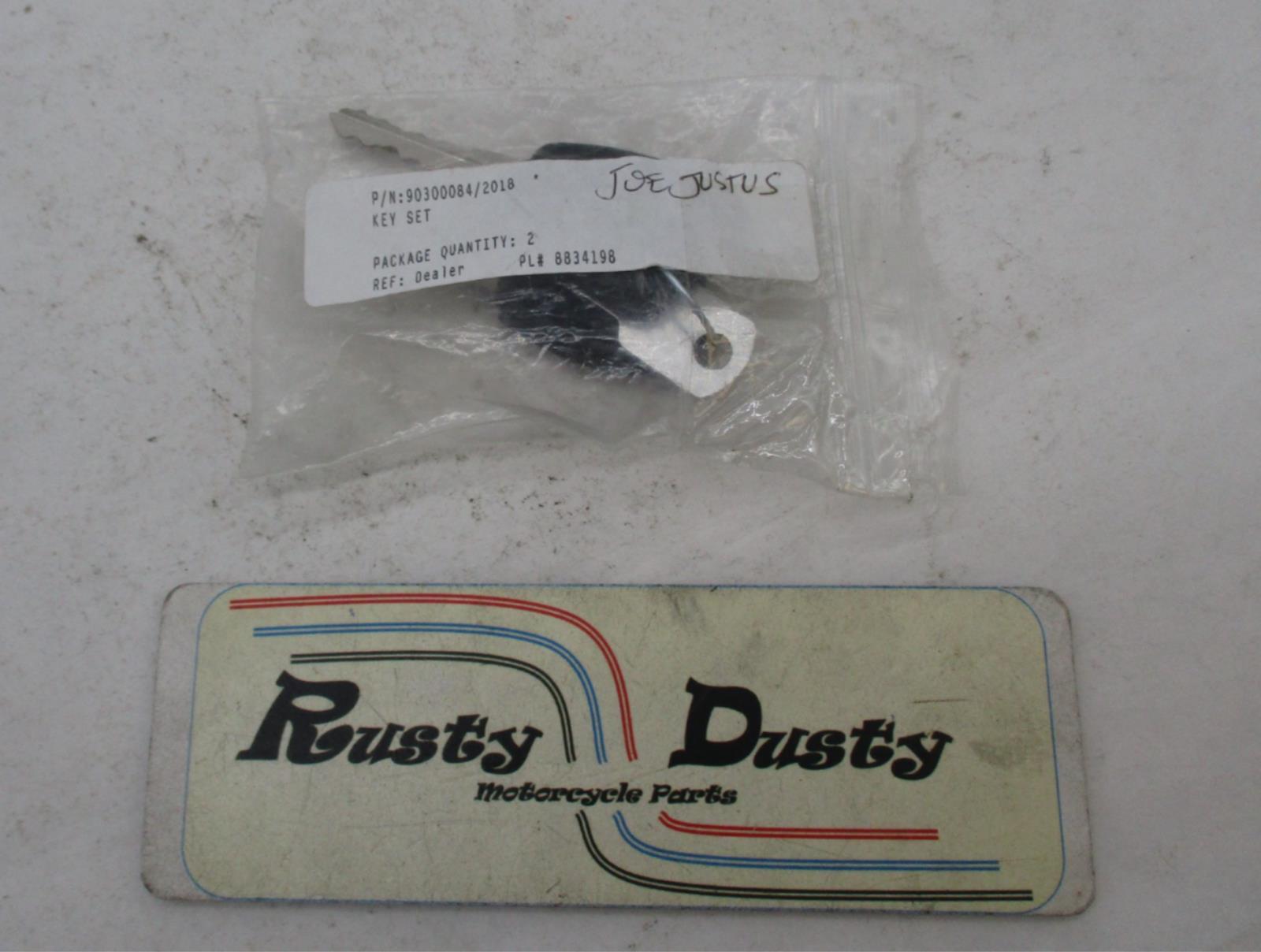 Harley Davidson Genuine NOS Barrel Key Set 90300084 Code: 2018 – Rusty ...