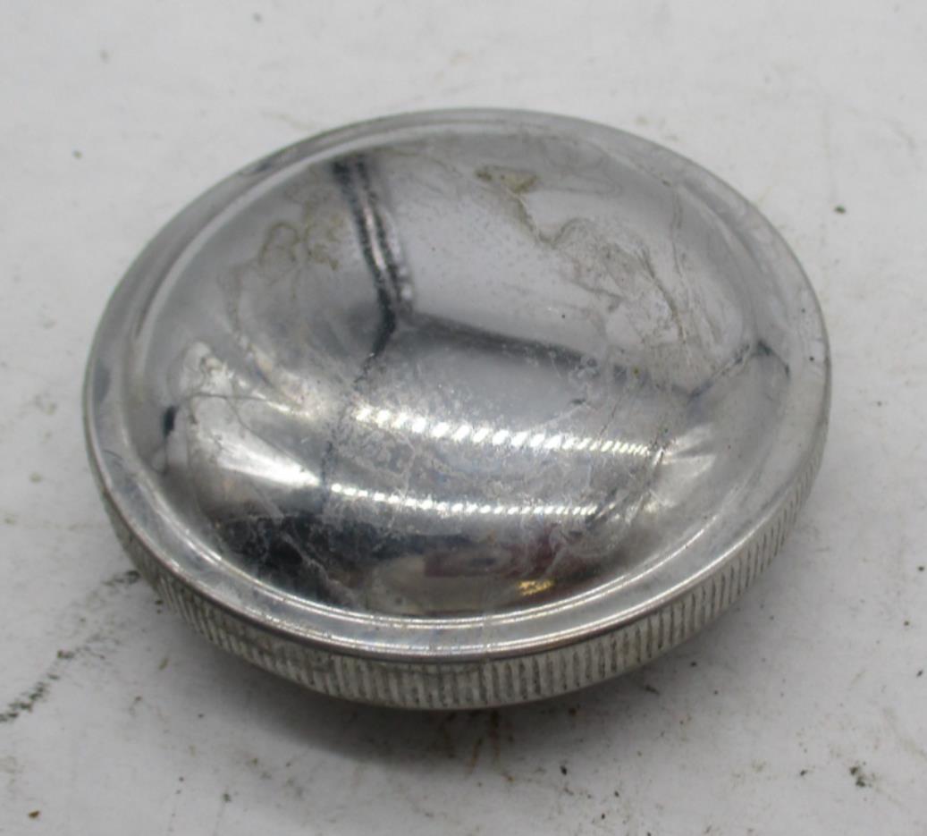 Harley Davidson Shovelhead Ironhead Chrome Vented Fuel Gas Tank Cap Cover Chrome