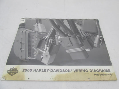 Harley Davidson Official Factory Genuine 2006 Wiring Diagrams 99949-06