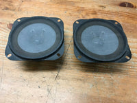 Harley J&M corporation Touring 4" speakers tweeters mounts grills 4 ohms