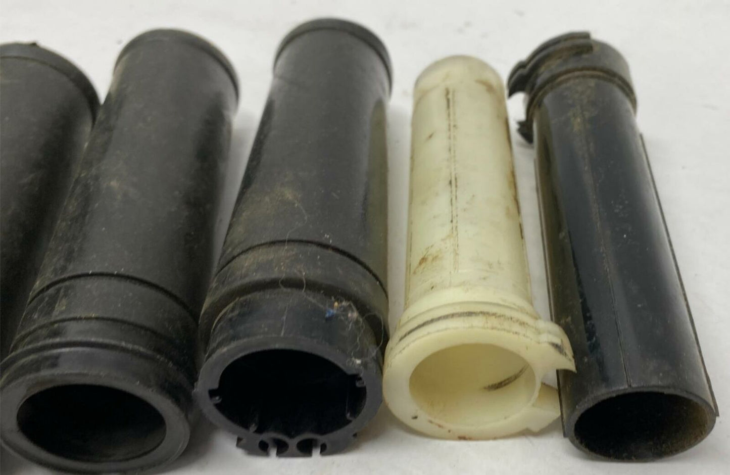 Large Lot of Stock OEM Harley Davidson Handlebar Grips Throttle Tubes