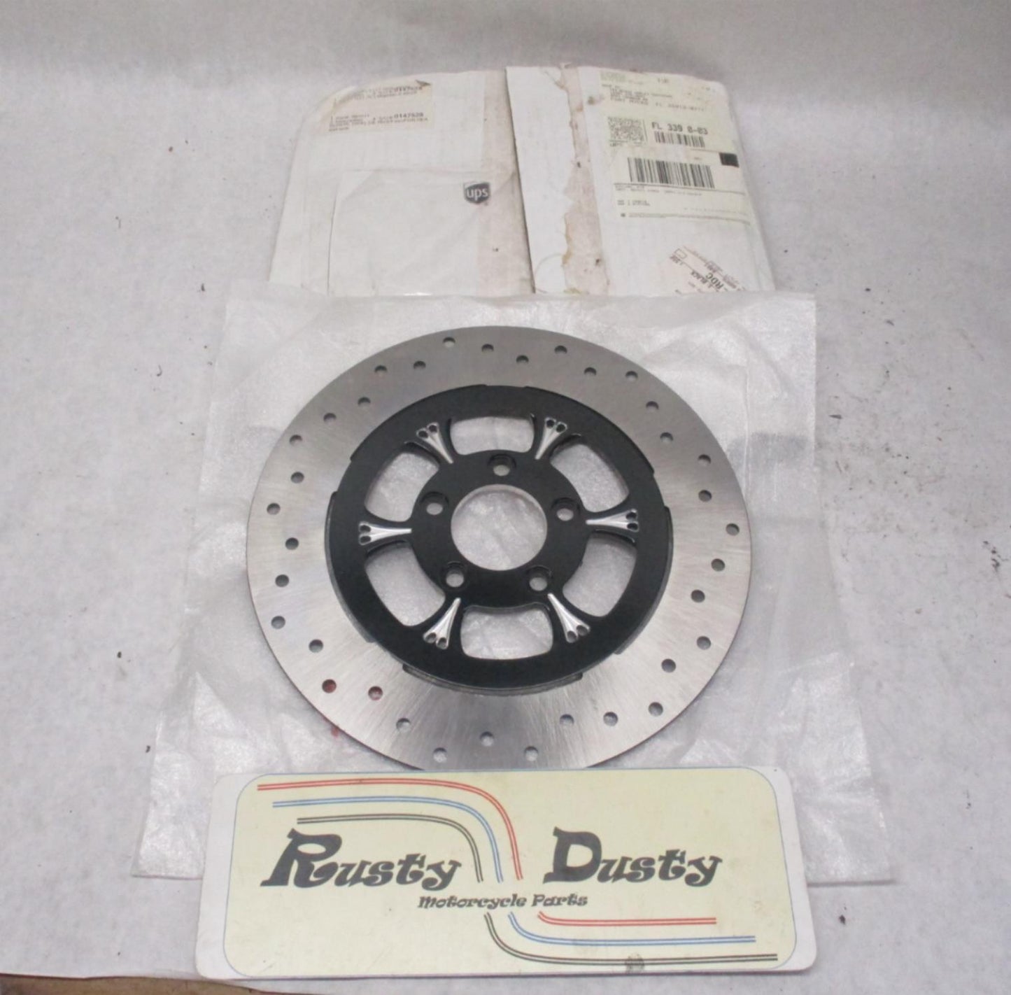 Majestic Floating Front Brake Rotor ZSSFLT117-102E-RR2K Harley FLH FLT