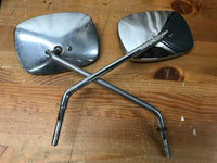 Harley Davidson Mirrors oem stock Chrome set pair Used Pre-Owned