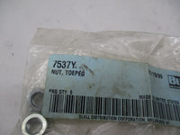 Lot of 2 Harley Buell Genuine NOS Toe Peg Nuts 7537Y