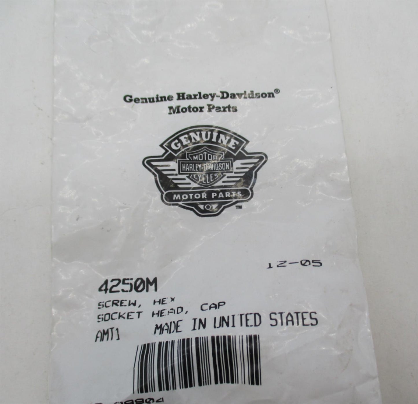 Harley Davidson Genuine OEM NOS Hex Socket Head Cap Screw 4250M