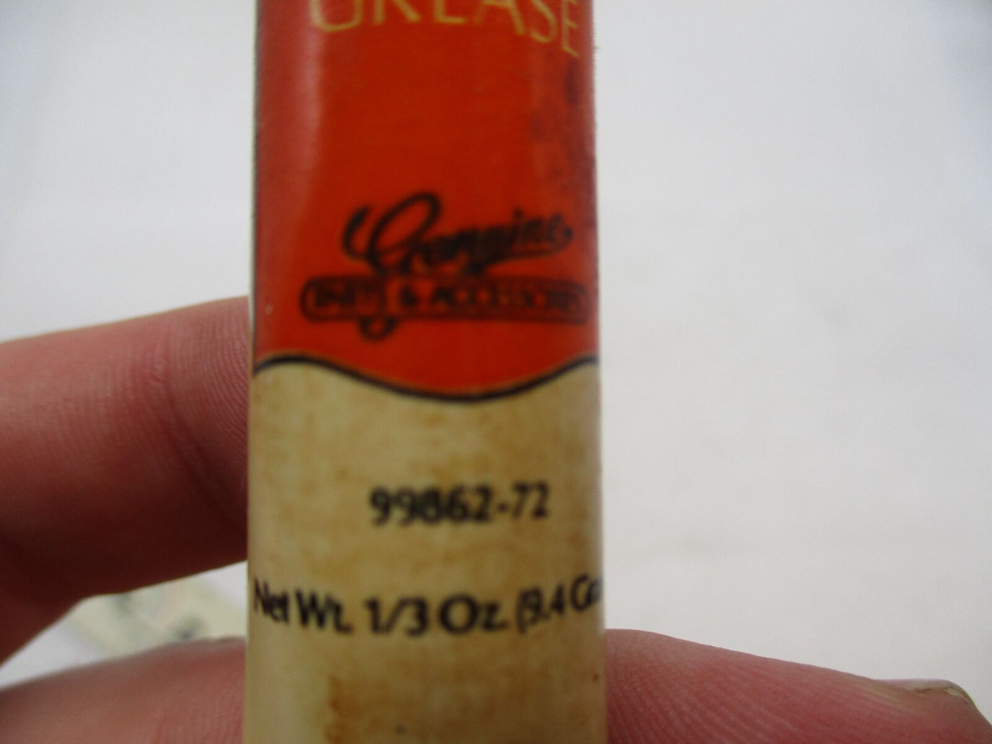Harley Davidson Genuine NOS Hi-Temp Grease Tube 99862-72