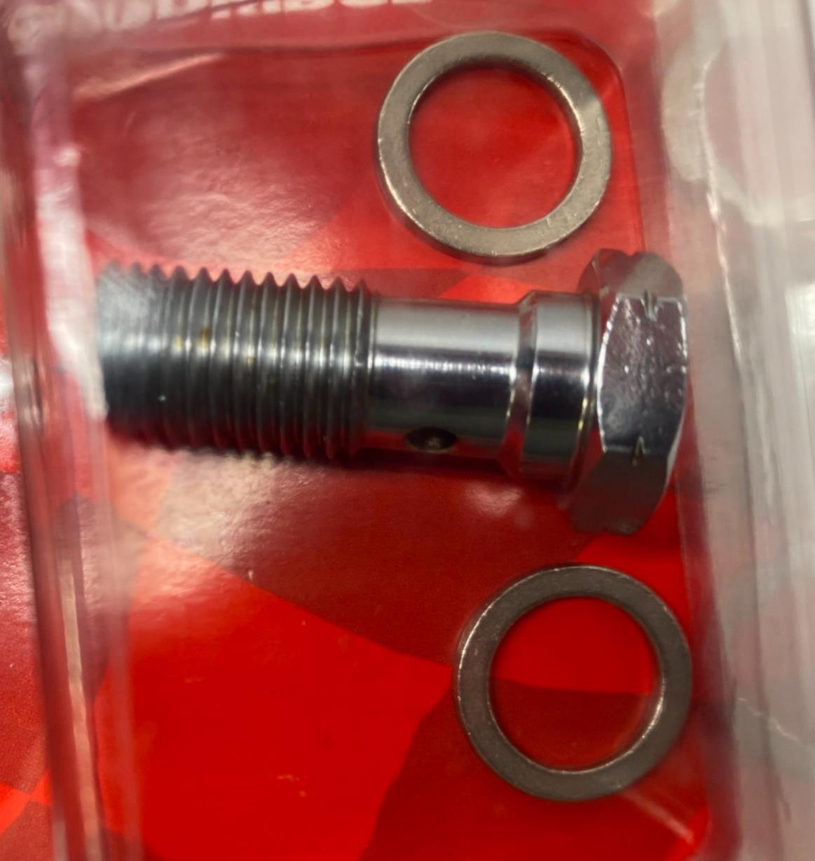 Goodridge Chrome 3/8 10mm 90 degree Banjo Fitting # 599-03CH