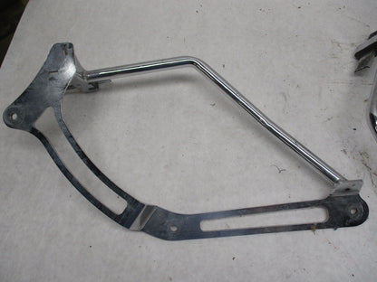 Harley Davidson Chrome Fender Strut Saddlebag Mounting Brackets