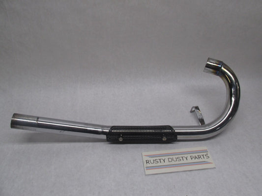 Vintage Motorcycle Scrambler Header Exhaust Pipe AHRMA Triumph CZ Maico Greeves