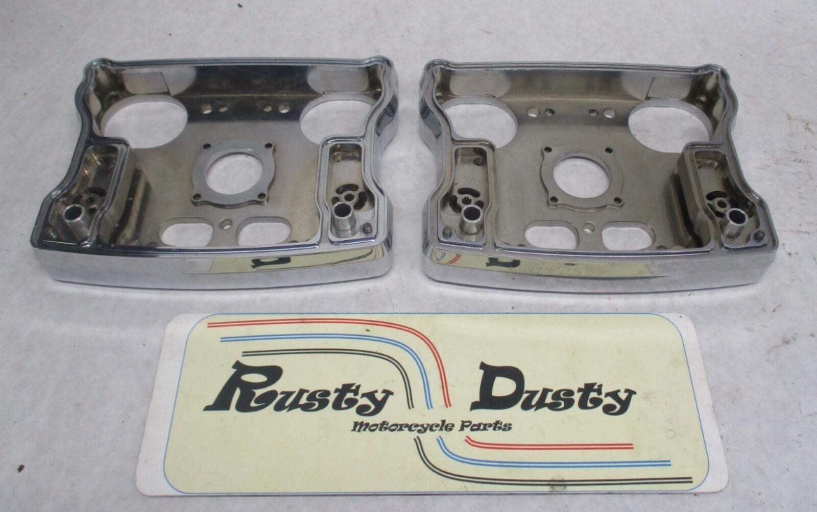 Engraved Evo Rocker Boxes Set of 2 Early Big Dog Harley Evo S&S Lower Chrome Billet Rocker Boxes ...