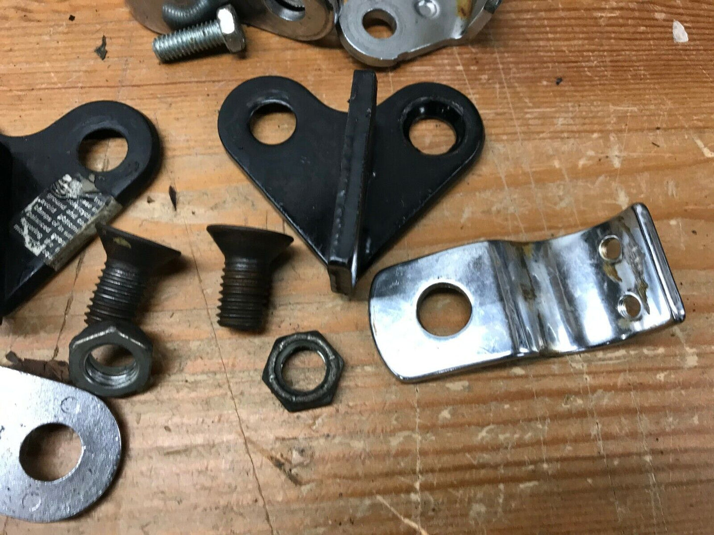 Lot of OEM Harley-Davidson Highway Peg Mounts Foot Peg Passenger clamps Hardware