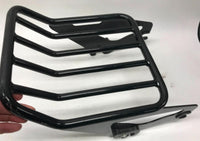 Harley Touring Quick Release Luggage Rack ElectraGlide RoadKing Black OEM