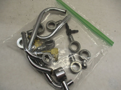 Mixed Lot of Harley Davidson Chrome Oil Lines and Connections
