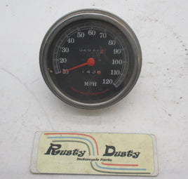 Harley Davidson Nippon Seiki Shovelhead Japan Speedometer Speedo 0-120 MPH