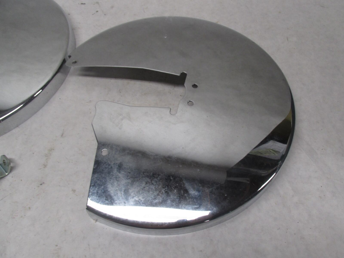 Pair of Harley-Davidson Touring Electra Glide Chrome Rotor Covers 43068-89