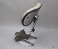 Harley Davidson Shovelhead Panhead White Adjustable Flex-A-Back Flex Backrest