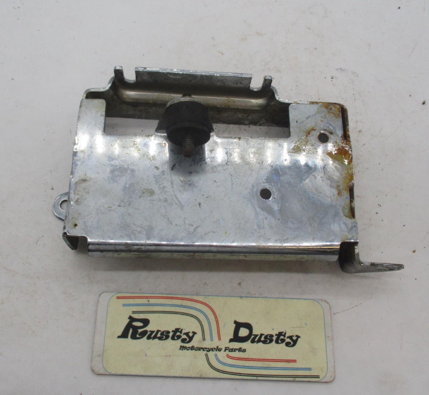 Harley Davidson Electric Start FX Shovelhead Battery Tray Chrome original
