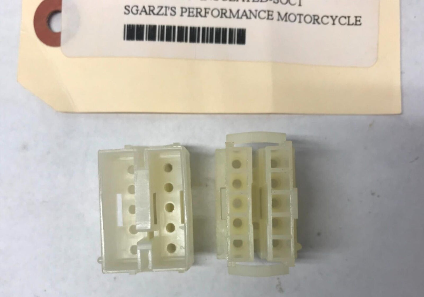 Lot (2) Harley 10 Position Insulated Sockets Connectors TR 200723