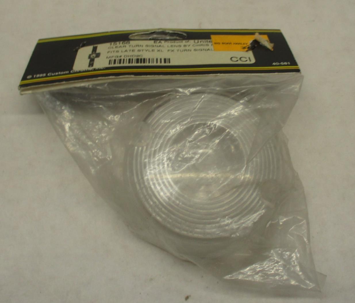 Custom Chrome 15-168 Harley Davidson Sportster XL Clear Turn Signal Lens