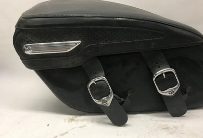 Harley 07395 Left Side Hand Leather OEM Luggage Saddle Bag