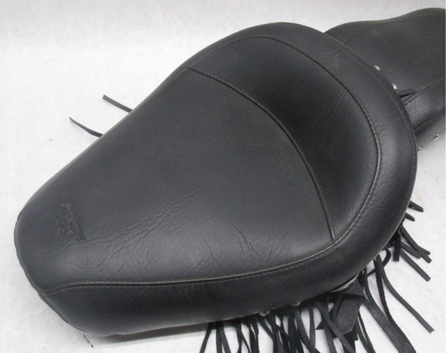 Harley Davidson Mustang Seat Chrome Studded with Conchos FX FL 58-84 75496 75340