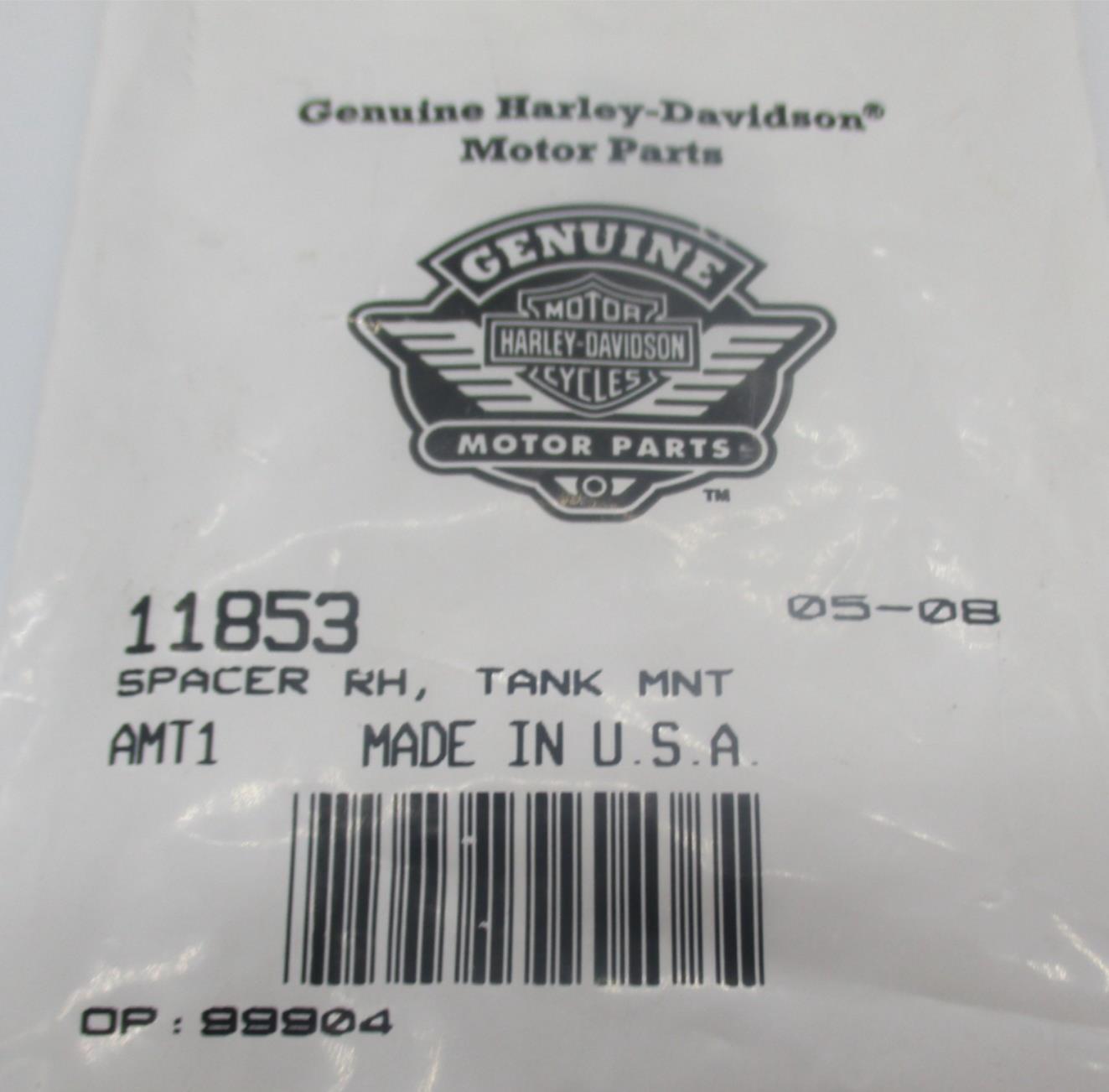 Harley-Davidson Genuine NOS Tank Mount Spacer 11853