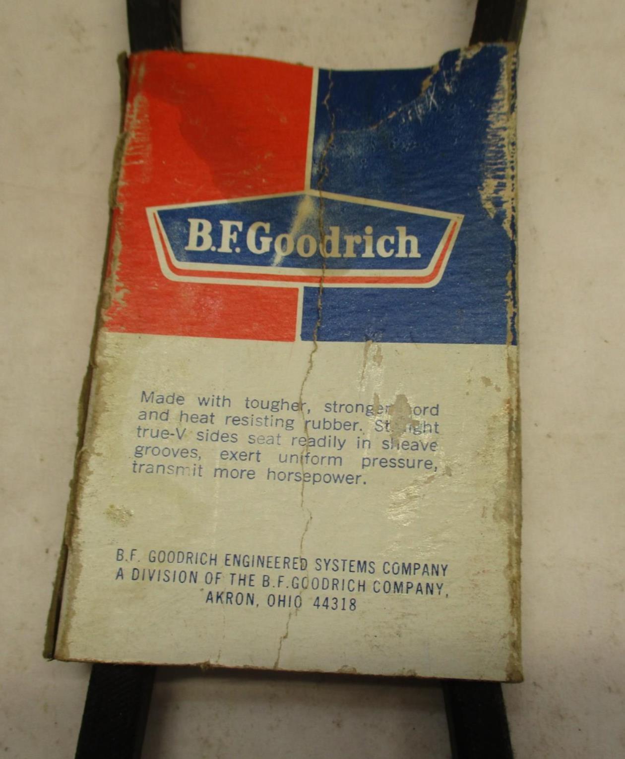 BF Goodrich Brand V-Belt 4L-210