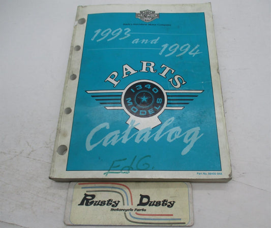 Harley Davidson Genuine Official Factory 1993 & 1994 Parts Catalog 99450-94A