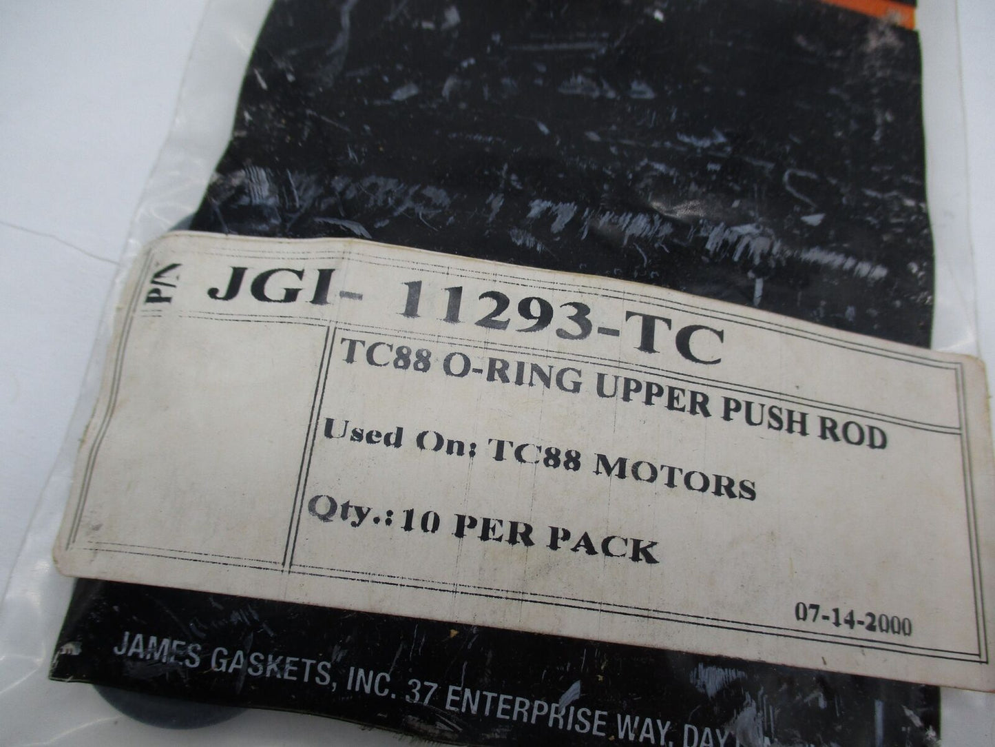 Pack of 10 Harley James Gaskets Push Rod Cover O-Rings TC88 JGI-11293-TC