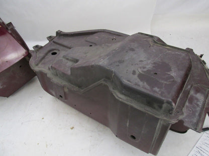 Set Honda Goldwing GL1500 Maroon Hard Saddlebags 81212-MNS-3000 81412-MNS-3000