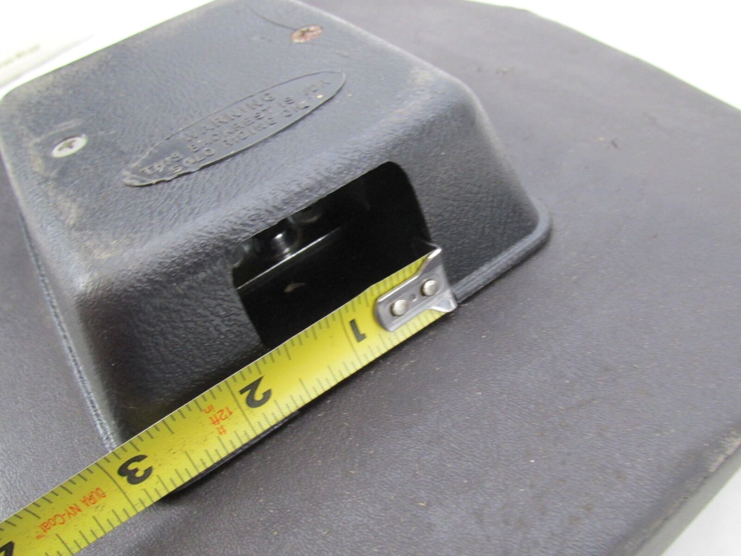 Vintage Honda Goldwing GL Black Backrest Pad 13" x 10"