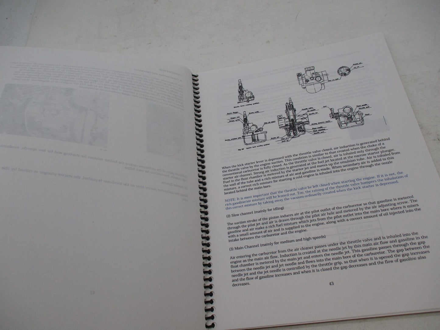 Clymer Reprint Bridgestone Twin Owner's Manual Handbook and Service Manual