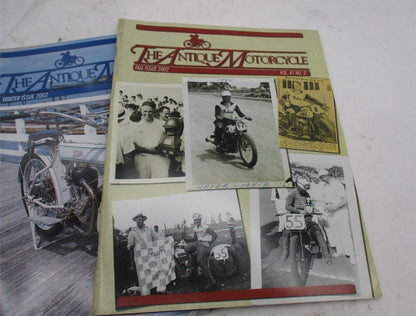Complete Set of 4 The Antique Motorcycle Magazines All Issues from 2002 Vol. 41