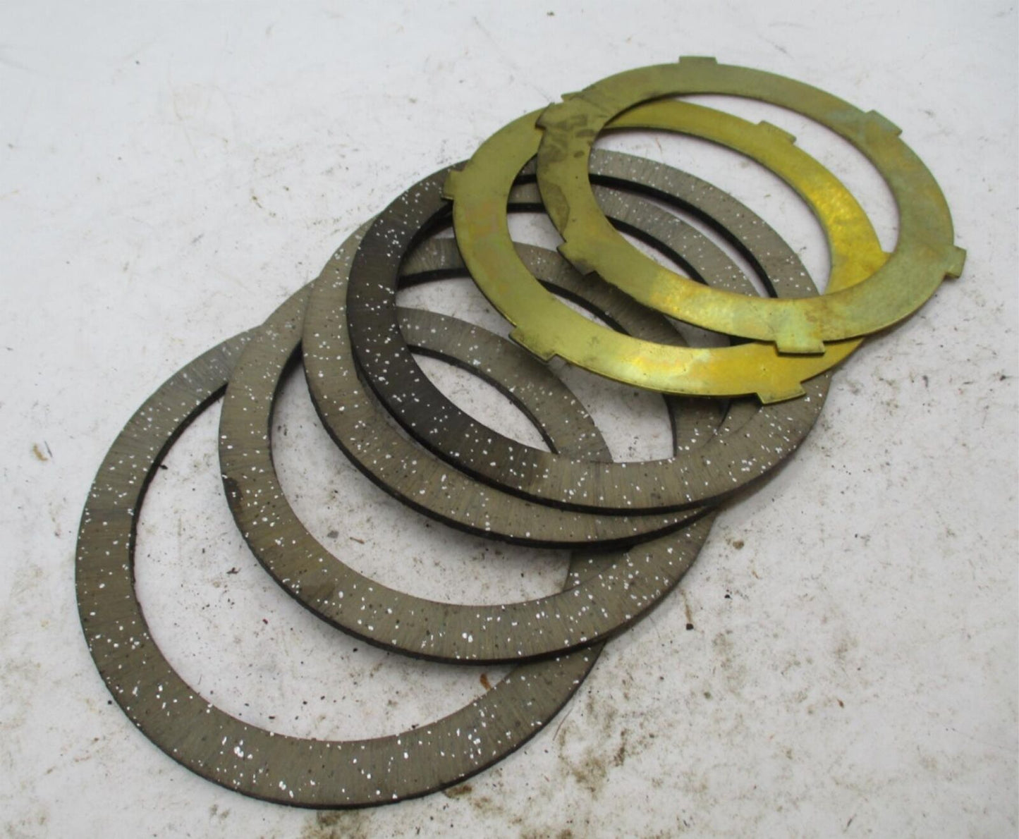 Set of vintage Motorcycle Surflex Clutch Plates w/ Steel Plates Unknown Model