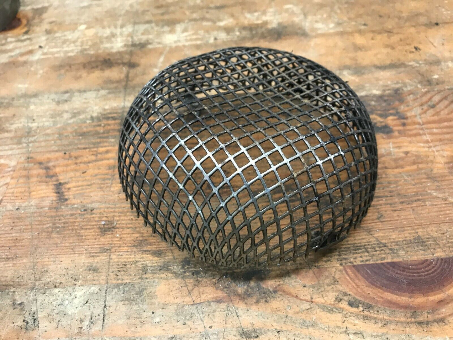 Chrome Round Mesh Air Cleaner Keihin Bendix Butterfly Carburetor Cover 6" inch