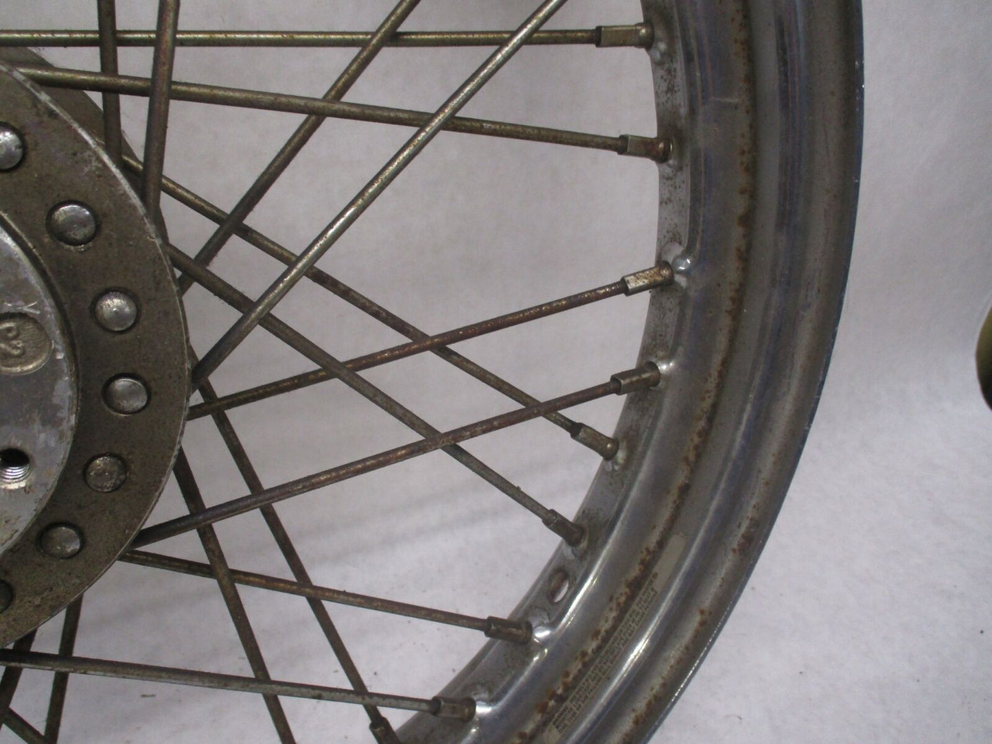 Harley Davidson Genuine 19x2.5" Chrome 40 Spoke Front Wheel 43001-79