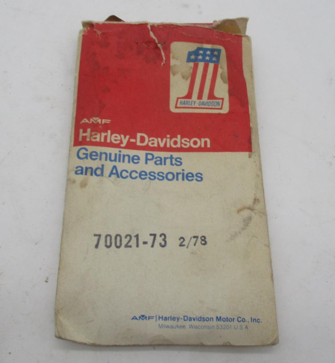 AMF Harley Davidson Genuine NOS Voltage Regulator "B" to Solenoid 70021-73