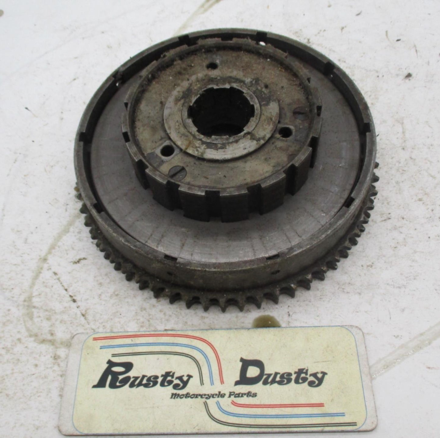 Vintage British Motorcycle Genuine BSA Triumph Clutch Basket  Assembly