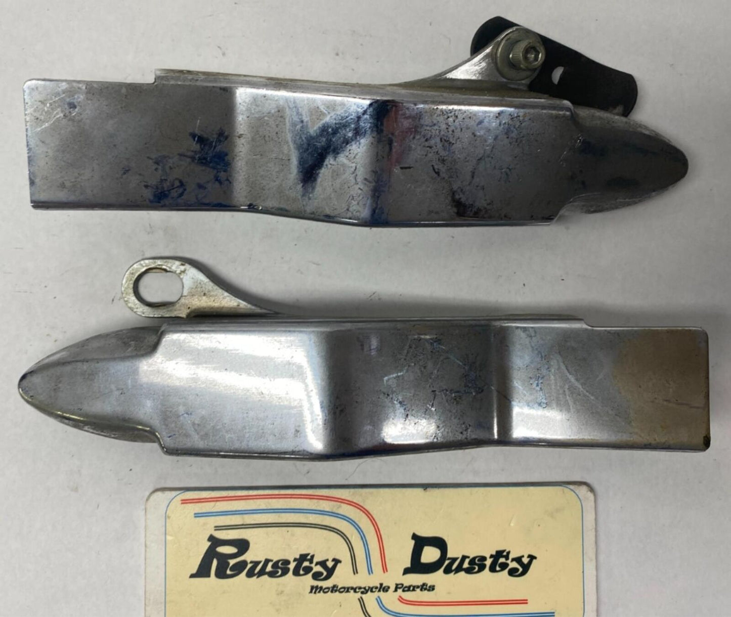 Harley Kuryakyn Chrome Swingarm Axle Covers Pair
