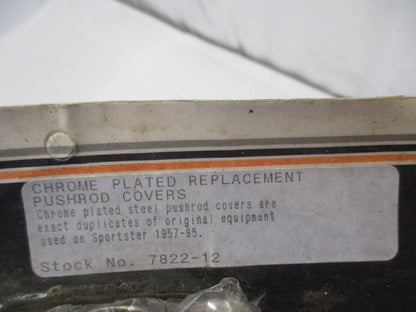 Harley 57-85 Sportsters Colony Chrome Plated Replacement Pushrod Covers 7822-12