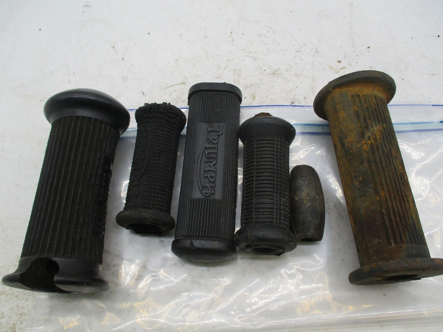 Large Mixed Lot of Triumph BSA Norton Foot Peg Shift Kicker Replacement Rubbers