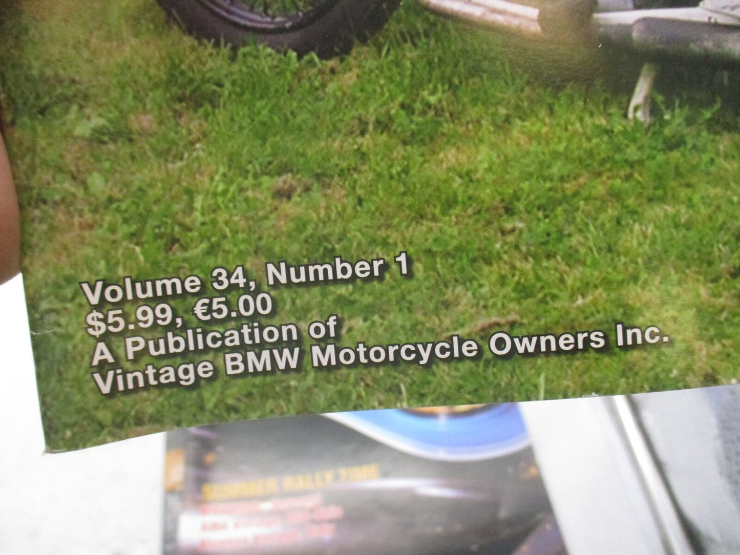 Lot of 3 The Vintage BMW Bulletin Magazines Volume 33 1, 2 and Volume 34, 1