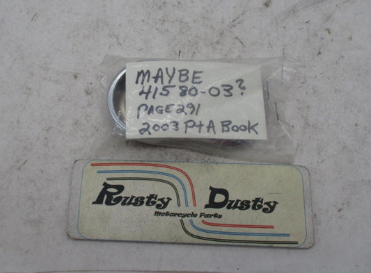 Harley Genuine NOS Chrome Front Wheel Spacers 2000-2006 Softail Deuce 41580-03