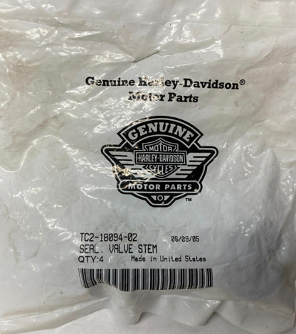Set of (4) Harley Davidson Genuine Valve Stems TC2-18094-02