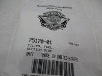 Harley Davidson Genuine NOS Fuel Suction Side Filter 75170-01