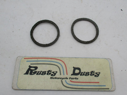 Pair of Harley Davidson Exhaust Manifold Header Gasket Rings 17048-98